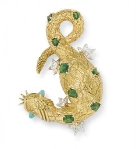 Salamander brooch, tourmaline, turquoise & diamond, schlumberger.jpg