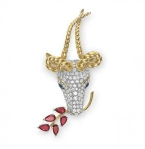 Schlumberger Tiff. gazelle brooch, diamond, ruby, 18K.jpg