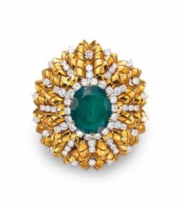 emerald & diamond brooch, Winston.jpg