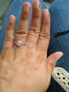 Show Me Your Size 6 5 7 Finger With Engagement Ring Pics Pricescope