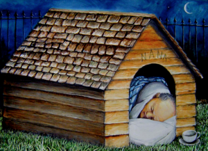 Sleeping in the doghouse.png