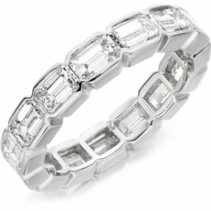Show me your emerald cut 5 stone/7 stone/ eternity bands | PriceScope Forum