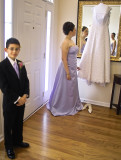 Cheryl looking at the dress.jpg