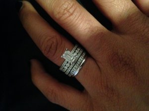 non matching wedding bands