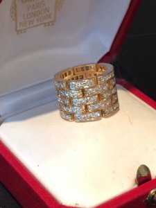 New to me.. Cartier 18K yellow gold Maillon Panthere band! | PriceScope