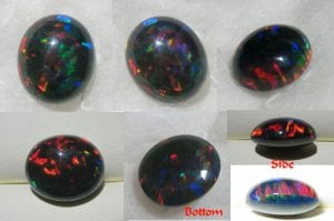 Mexican black fire opal PriceScope
