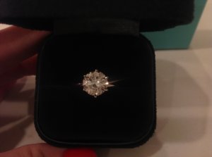 2.17 carat tiffany diamond ring