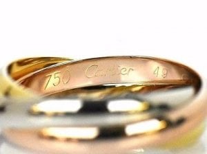 cartier stamp on ring