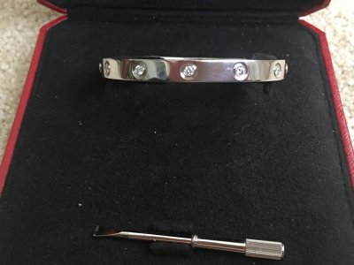 cartier love bracelet pricescope