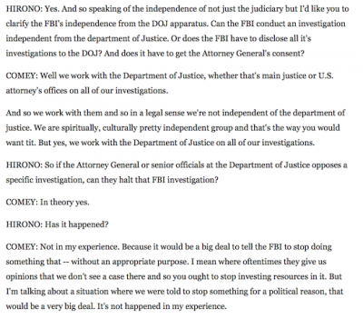 excerpt of JComey's May 3 Senate testimony.png