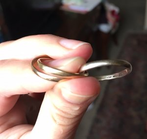 antique cartier trinity ring