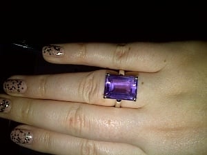 amethyst engagement ring tiffany