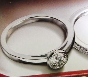 cartier honeymoon ring price