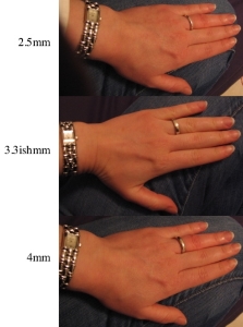 cartier love ring 4mm vs 6mm