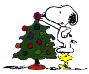 snoopy and tree.gif