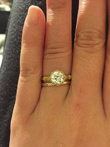 Show me your rings with J K L colored diamonds PriceScope