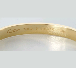 cartier bracelet serial number check