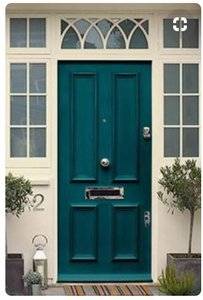 dark teal door, color by Dulux.JPG