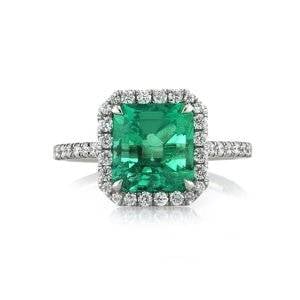 2.84ct emerald and diamond engagement ring, price upon request, Mark Broumand.jpg