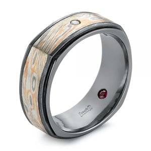Custom-Black-Ruby-and-Diamond-Mokume-Mens-Band-W-3qtr-104850.jpg