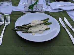 Braised asparagus with havarti and caper sauce.jpeg