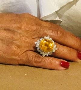 Yellow Sapphire and Marquise Diamond Ring 14.jpg