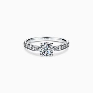 tiffany harmony diamond ring with side stones