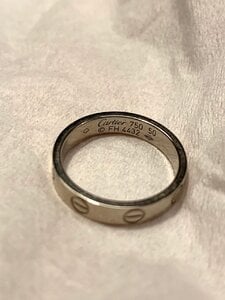 cartier 750 ring 52833a price