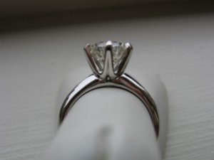tiffany setting engagement ring replica