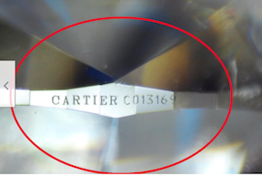 Cartier 1895 diamond inscription.png