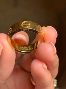 cartier love ring authenticity