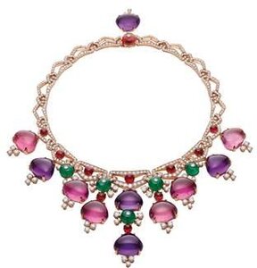 The Ispirazioni Italiane necklace, which includes more than 142 carats of pink tourmalines and...jpg