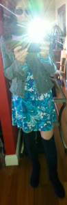 missywearingblueretrodressblueswbootsandbluejeanjacket.png