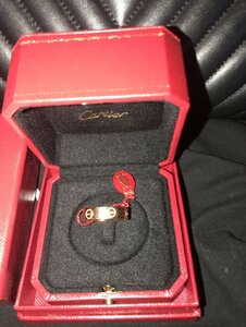 Opinion needed on Cartier LOVE Ring 