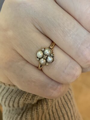 Daphne bridgerton clearance pearl ring