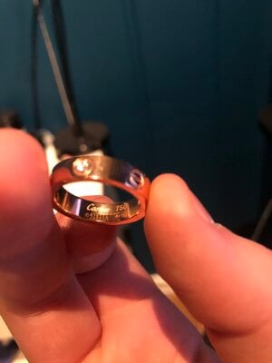 Cartier Love Ring fake or real PriceScope