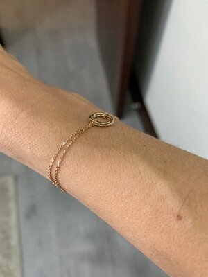 Cartier trinity chain bracelet best sale