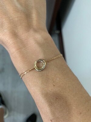 Cartier trinity discount chain bracelet