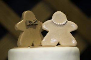 11 bride and groom meeples.JPG