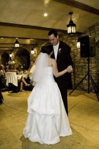 13 bride and groom first dance see bustle.JPG