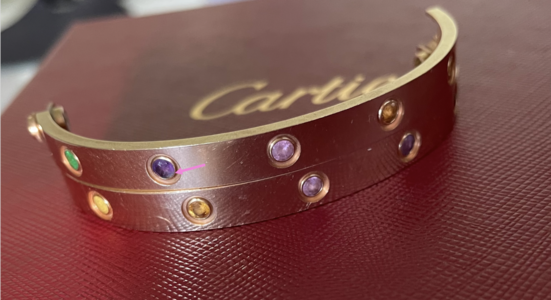 cartier rainbow love bracelet price