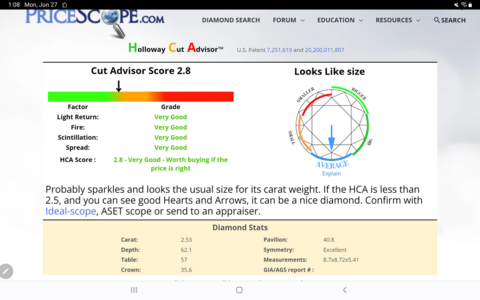 Pricescope diamond search discount