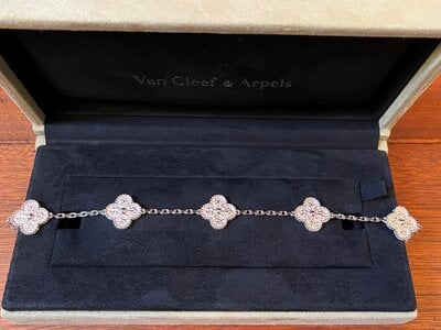 Loving it! #bangle #vca alhambra bracelet #cartiernailbangle | Jewelry  fashion trends, Wrist jewelry, Mom daughter jewelry