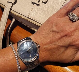 7ct LGD tennis bracelet with Gucci watch.jpg