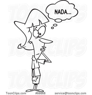 cartoon-black-and-white-forgetful-lady-thinking-of-nothing-by-toonaday-66668.jpg