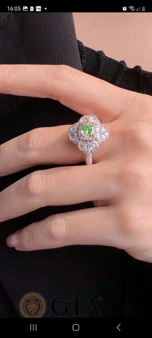 Fancy ligh Brownish Greenish Yellow Diamonds are they rare