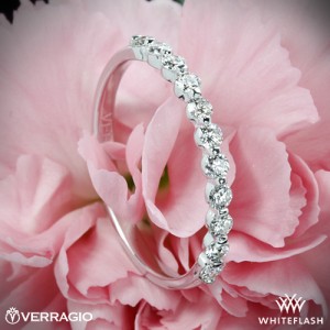 Verragio Single Shared Prong Diamond Wedding Ring