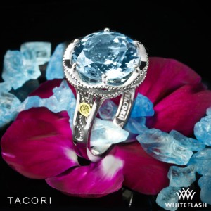 Tacori Island Rains Sky Blue Topaz Ring