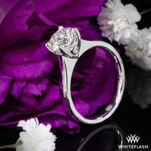 Comfort Fit Surprise Solitaire Engagement Ring