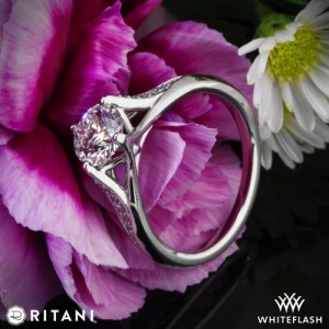 Ritani Modern Tulip Engagement Ring